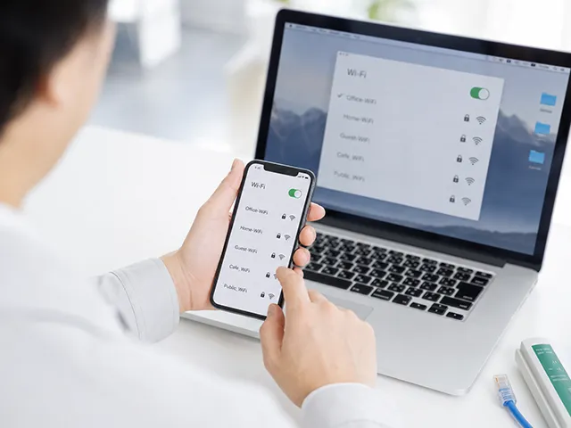 端末のWi-Fi接続設定のイメージ