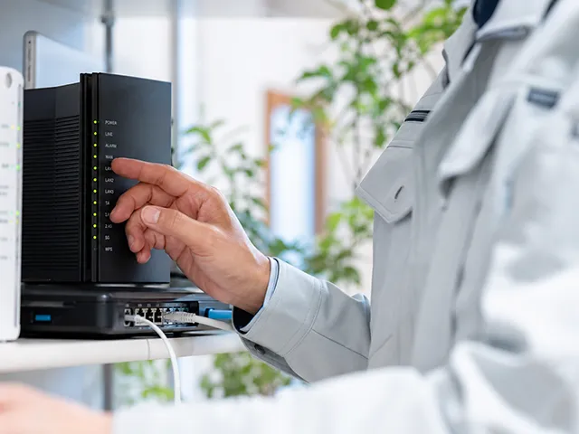 インターネット回線トラブル対応のイメージ
